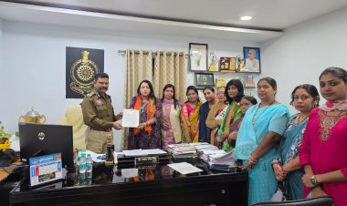 महिलाओं के प्रति अभद्र टिप्पणी  भाजपा महिला मोर्चा ने मप्र के विधायक पर एफआईआर दर्ज करने सौंपा ज्ञापन