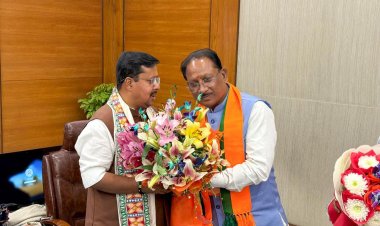 भाजपा के नवनिर्वाचित राष्ट्रीय अध्यक्ष नितिन नबीन को मुख्यमंत्री साय ने दी बधाई