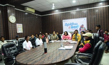 सुजल ग्राम संवाद के तृतीय चरण में ग्राम पंचायत साल्हेभाट ने किया छत्तीसगढ़ का प्रतिनिधित्व