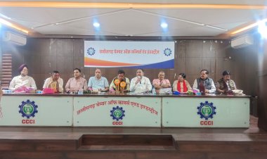 रायपुर प्रेस क्लब के नवनिर्वाचित पदाधिकारियों का छत्तीसगढ़ ऑफ कॉमर्स एंड इंडस्ट्रीज ने किया भव्य सम्मान