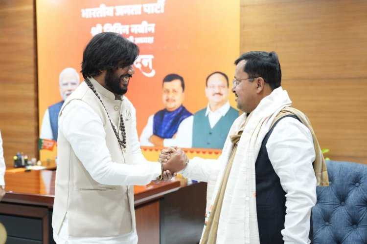 राष्ट्रीय कार्यकारी अध्यक्ष बनने पर गुरु खुशवंत साहेब जी ने नितिन नवीन जी को दी बधाई