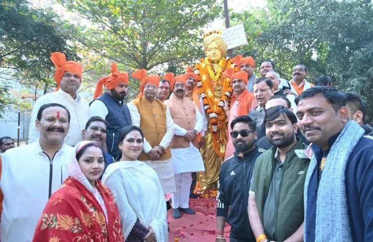 डिप्टी सीएम अरुण साव ने 1500 बाल स्वामी विवेकानंद बच्चों को नशा मुक्ति की शपथ दिलाकर बनाया विश्व रिकॉर्ड