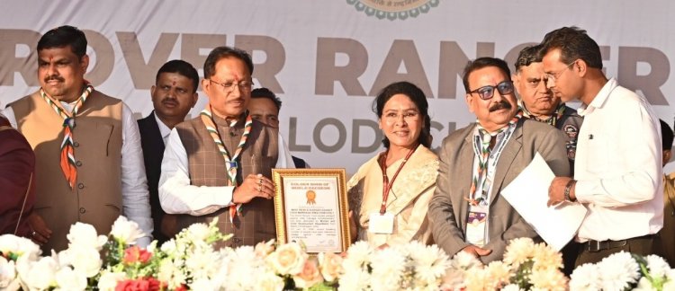 मुख्यमंत्री ने राष्ट्रीय रोवर-रेंजर जंबूरी में बाल विवाह रोकथाम की दिलाई शपथ…..