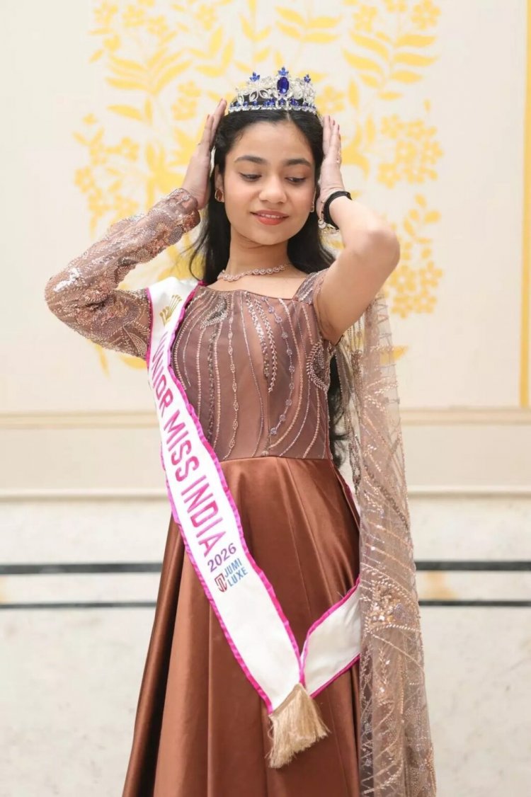 आदया श्रीवास्तव ने बढ़ाया छत्तीसगढ़ का मान, बनीं ‘जूनियर मिस इंडिया मिस कॉन्फिडेंट’