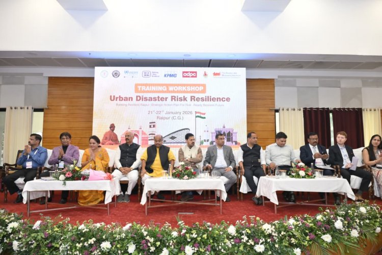 शहरी आपदा प्रबंधन में प्रतिरोधक क्षमता पर रायपुर में 2 दिवसीय कार्यशाला का शुभारंभ0