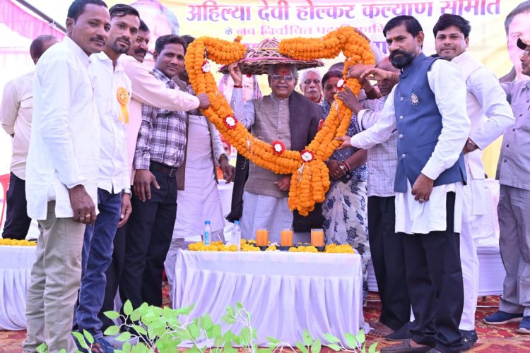 अहिल्या देवी होलकर कल्याण समिति के शपथ ग्रहण समारोह में शामिल हुए पूर्व विधानसभा अध्यक्ष धरमलाल कौशिक