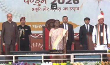 राष्ट्रपति मुर्मू ने ‘बस्तर पंडुम-2026‘ का किया शुभारंभ, राज्यपाल और CM मौजूद... देखें LIVE