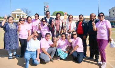 पत्रकारों की व्यस्त दिनचर्या के बावजूद खेलों के प्रति उनका उत्साह सराहनीय है-मंत्री श्रीमती लक्ष्मी राजवाड़े