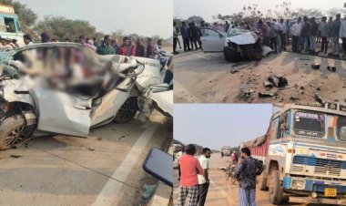 BREAKING : छत्तीसगढ़ में भीषण सड़क हादसा : 3 CRPF जवान समेत चार लोगों की दर्दनाक मौत, एक गंभीर