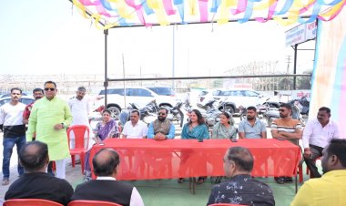 10 नए हाईमास्ट की रौशनी से  जगमग होगा रावणभाठा का ऐतिहासिक दशहरा मैदान