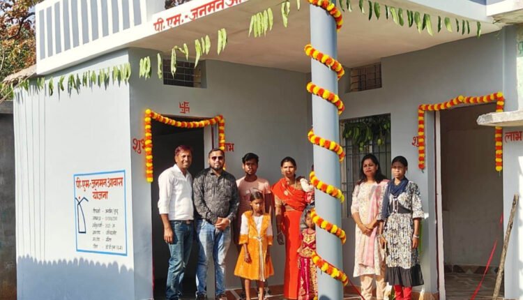 पीएम जनमन आवास योजना से जगदीश बैगा के पक्के घर का सपना हुआ साकार…..