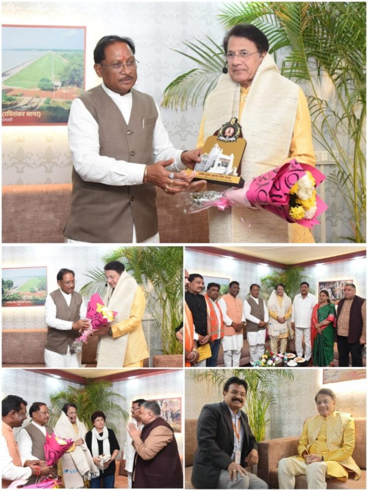 त्रिवेणी संगम पर आस्था, संस्कृति और अध्यात्म का दिव्य संगम, मुख्यमंत्री विष्णुदेव साय ने किया सम्मान