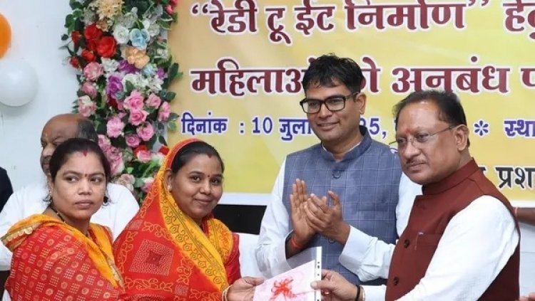 महिला सशक्तिकरण और कुपोषण मुक्ति के लिए 6 जिले के 42 स्व-सहायता समूह को रेडी-टू-ईट निर्माण एवं वितरण का कार्य