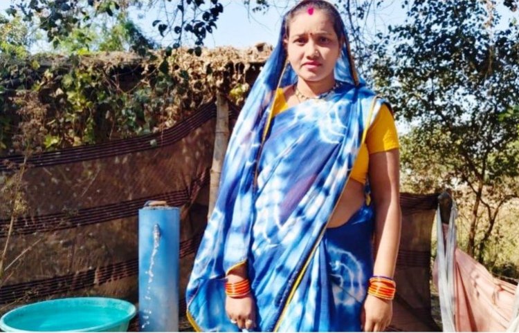 जल जीवन मिशन से मुंगेली जिला मुख्यालय से 25 किलोमीटर दूर ग्राम ठरकपुर में हर घर नल, हर घर जल का सपना साकार हुआ है।