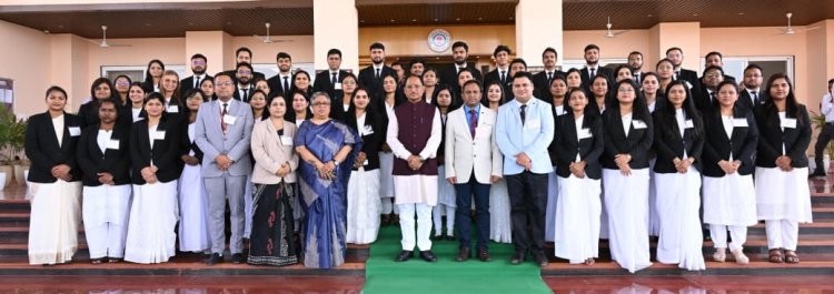 प्रशिक्षु न्यायाधीश लोकतंत्र के तीसरे स्तंभ के रूप में निभाएंगे महत्वपूर्ण भूमिका : मुख्यमंत्री श्री साय