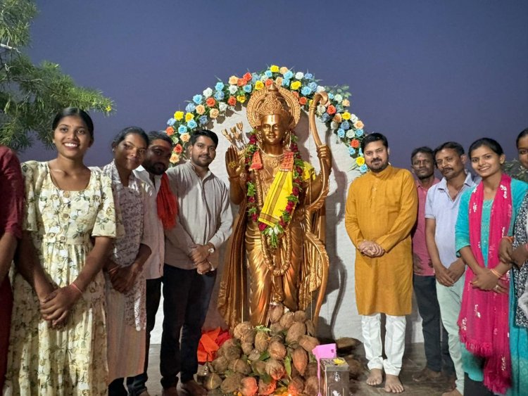 राम नवमी में ग्राम भरूवाडीह कला में भव्य राम मंदिर निर्माण व मूर्ति स्थापना संपन्न, विधायक अनुज शर्मा हुए शामिल