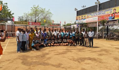 खेलो इंडिया हेतु खिलाडियों को प्रोत्साहित करने 20 लाख का स्वेच्छानुदान देने की घोषणा-राजेश मूणत