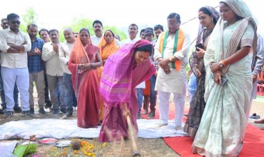 मंत्री श्रीमती लक्ष्मी राजवाड़े ने 13.22 करोड़ रूपये के विकास कार्यों का किया शुभारंभ