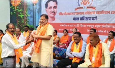 भाजपा लाखेनगर मंडल के प्रशिक्षण वर्ग में विधायक सुनील सोनी