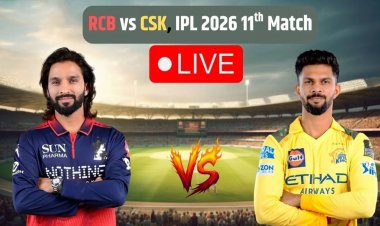 CSK vs RCB IPL 2026 Live: लक्ष्य - 251 रन, शुरुआत में ही लड़खड़ाई सीएसके की पारी, रुतुराज के बाद आयुष म्हात्रे भी आउट, चेन्नई सुपर किंग्स 2.5 ओवर के बाद 30