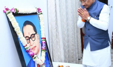 डॉ. भीमराव अम्बेडकर जयंती पर मुख्यमंत्री विष्णु देव साय ने किया नमन : सामाजिक न्याय, समानता और समरस समाज के निर्माण का लिया संकल्प