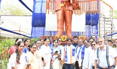 बस्तर सांसद महेश कश्यप ने बाबा साहेब अंबेडकर की 135वीं जयंती पर दी भावभीनी श्रद्धांजलि