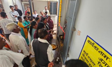 बिहान कैंटीन' के व्यंजनों से महका जगदलपुर जनपद परिसर