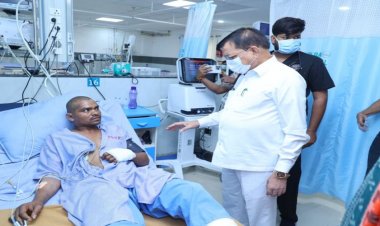 वेदांता प्लांट हादसा; कैबिनेट मंत्री देवांगन ने घायलों का जाना हालचाल, बेहतर उपचार के दिए निर्देश