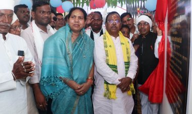 कृषि मंत्री श्री नेताम ने दुर्गूकोंदल में किया सर्व आदिवासी विश्राम गृह का लोकार्पण