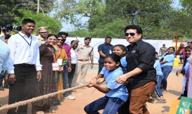 सचिन तेंदुलकर का बस्तर आगमन बदलते बस्तर की सशक्त पहचान : मुख्यमंत्री विष्णुदेव साय