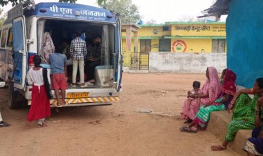 वनांचलों की 'संजीवनी' बनी मोबाइल मेडिकल यूनिट: साढ़े तीन माह में 2000 से अधिक ग्रामीणों का हुआ निःशुल्क उपचार