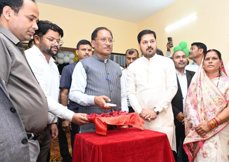 धरसींवा में आधुनिक तहसील कार्यालय का लोकार्पण: सुगम, पारदर्शी और नागरिक-केंद्रित प्रशासन की दिशा में बड़ा कदम – मुख्यमंत्री  विष्णु देव साय