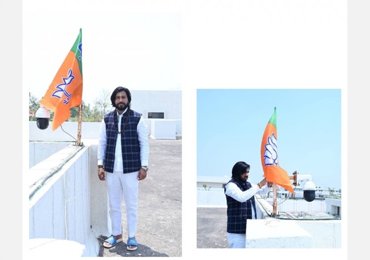 भारतीय जनता पार्टी के 47वें स्थापना दिवस पर कैबिनेट मंत्री गुरु खुशवंत साहेब ने भाजपा ध्वज फहरा कर दी बधाई*