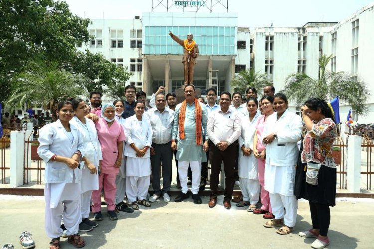 बाबा साहेब के विचारों पर चलकर ही बनेगा बेहतर समाज: स्वास्थ्य मंत्री जायसवाल