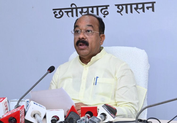 उप मुख्यमंत्री  अरुण साव ने कैबिनेट की बैठक में लिए गए निर्णयों की जानकारी दी