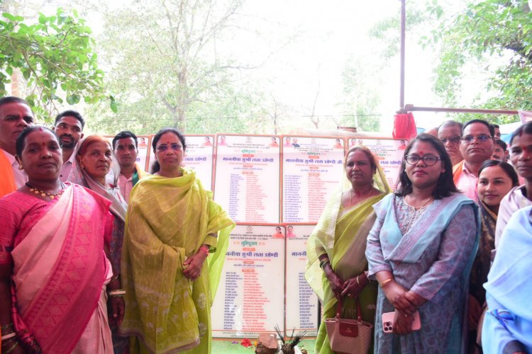 विधायक सुश्री उसेण्डी ने 13 करोड़ रूपए की लागत के विकास कार्यों की दी सौगात’