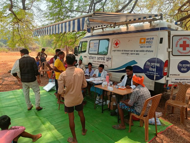 मुख्यमंत्री स्वस्थ बस्तर अभियान के तहत सघन स्वास्थ्य जांच जारी