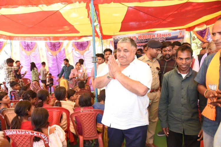  पर्यटन एवं संस्कृति मंत्री  राजेश अग्रवाल ने किया 520 लाख रू. से अधिक के नहर-जलाशय जीर्णाेद्धार कार्यों का भूमिपूजन