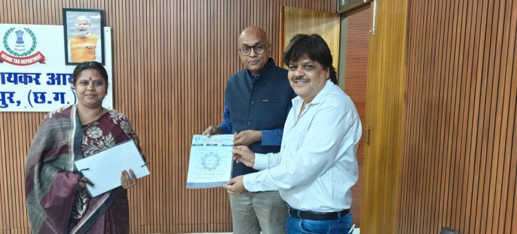 आयकर विभाग और व्यापारियों के बीच बढ़ेगा विश्वास,  चेम्बर ने मुख्य आयकर आयुक्त को सौंपे महत्वपूर्ण सुझाव