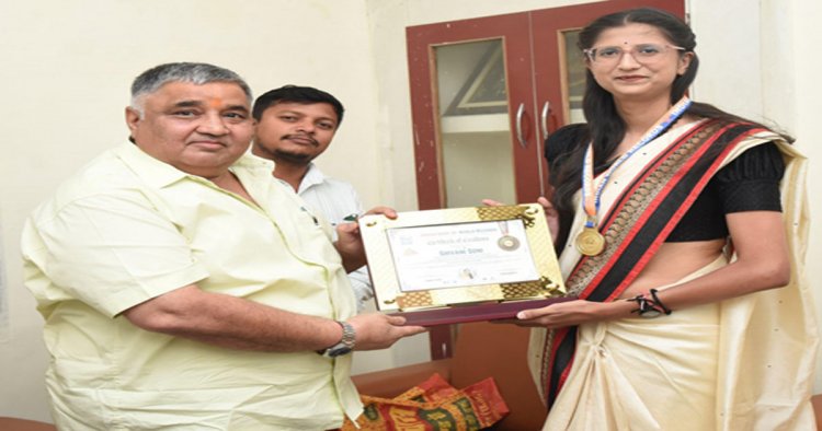 छत्तीसगढ़ की बेटी शिवानी सोनी ने रचा इतिहास, अंतर्राष्ट्रीय गोल्फ खिलाड़ी इंटरनेशनल बुक ऑफ रिकॉर्ड्स से सम्मानित