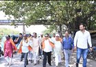 विधायक पुरंदर मिश्रा एक्शन मोड में नजर आए।