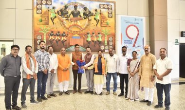 वित्तमंत्री  ओपी चौधरी का किया गया आत्मीय स्वागत