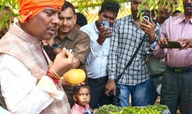 नक्सलियों का अघोषित राजधानी  अबूझमाड़ के कुतुल पहुंचे वन मंत्री केदार कश्यप