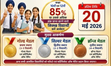 प्रतिभाशाली सिक्ख विद्यार्थियों का राज्य स्तरीय सम्मान समारोह