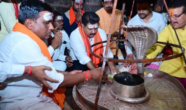 ’उप मुख्यमंत्री  विजय शर्मा ने भोरमदेव मंदिर में की पूजा अर्चना’