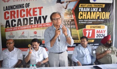 आंजनेय यूनिवर्सिटी में क्रिकेट एकेडमी की शुरुआत आंजनेय यूनिवर्सिटी और गोविंद चौहान क्रिकेट अकादमी के संयुक्त तत्वावधान में होगा प्रशिक्षण 