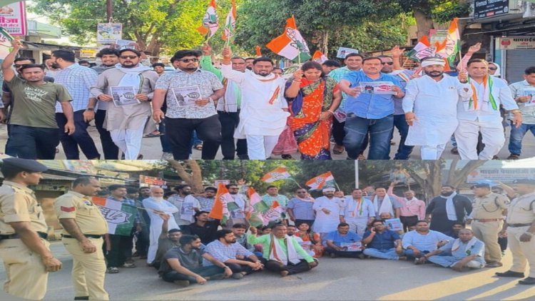 गरियाबंद में महंगाई पर सियासी संग्राम: गैस के बढ़ते दामों के खिलाफ कांग्रेस सड़कों पर, तिरंगा चौक तक गूंजे विरोध के नारे