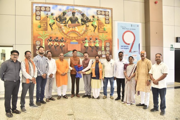वित्तमंत्री  ओपी चौधरी का किया गया आत्मीय स्वागत