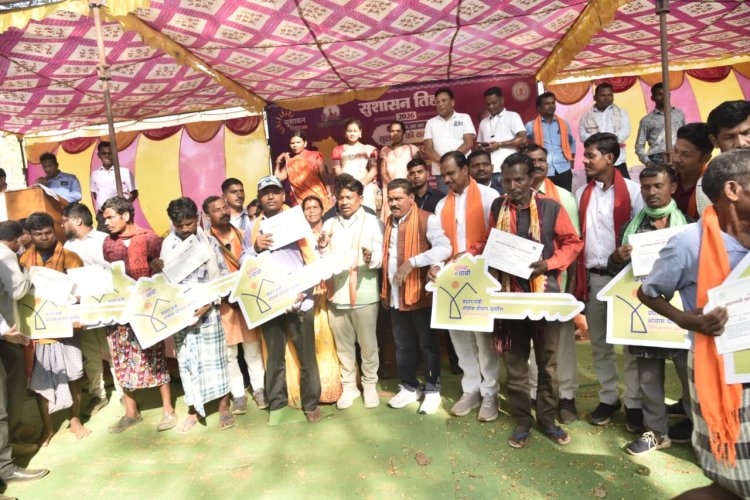 बस्तर के मुरकुची एवं ढोढ़रेपाल में जनसमस्या निवारण शिविर का हुआ आयोजन