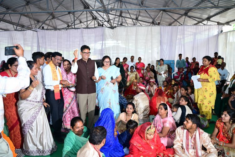 सामूहिक विवाह सामाजिक समरसता, सादगी और दहेज प्रथा के खिलाफ सशक्त संदेश है : वित्त मंत्री  ओ.पी. चौधरी